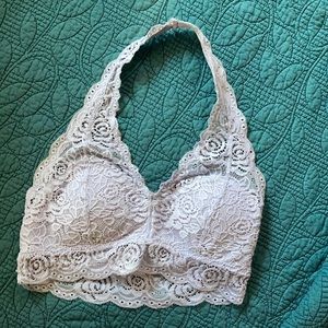 Light Blue Halter Bralette